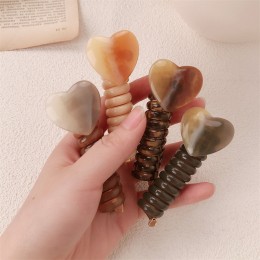 하트전화선머리끈 AMA-0028