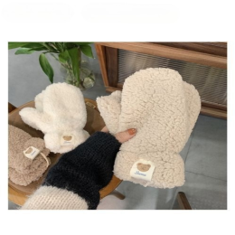 곰돌이 벙어리 장갑