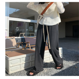 찰랑찰랑 세미와이드 밴딩 팬츠