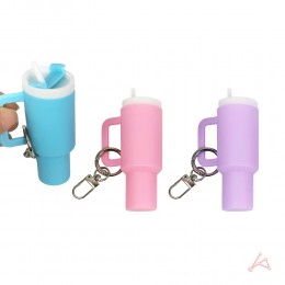 뚜껑열리는 텀블러모양 립밤 케이스 키링 ASF-0011