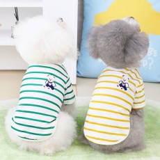 하트곰 스트라이프 반팔 티셔츠 강아지옷 BI-A100360