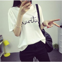 레터링 반팔 티셔츠 BI-A200130