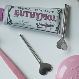 하트 치약짜개 스텐 튜브 링거