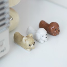 멍멍 강아지 수저 받침대