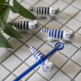 호냥이 도자기 젓가락 받침