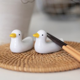 오리 도자기 젓가락 받침