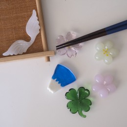 소다 글라스 유리 수저 받침