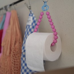 비즈 두루마리 휴지걸이 보관