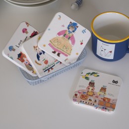 네코 규조토 티코스터 컵받침