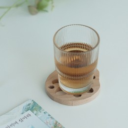 플리츠 스택 유리컵 193ml X 6개