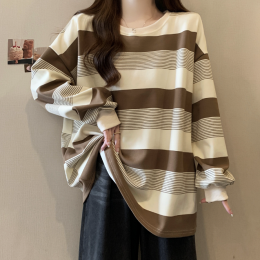 루즈핏 단가라 맨투맨
