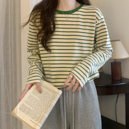 데일리 루즈핏 스트라이프 티셔츠