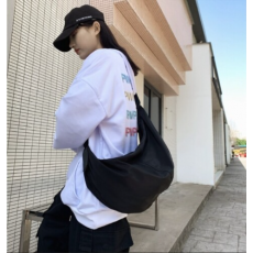 심플 무지 데일리 빅 크로스 호보백 DE-230321
