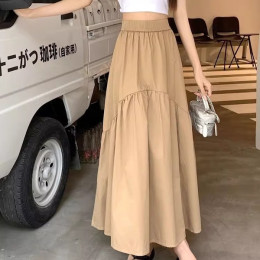 러블리 밴딩 롱 스커트 DE-240413
