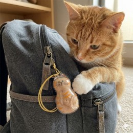 반려동물 고양이 털 보관함 키링 배냇털 동물키링
