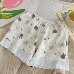 여름 여성 잠옷 레이스 반바지 2color DK-0404