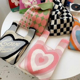 스트랩 손목 니트 파우치 가방 7color DK-0164