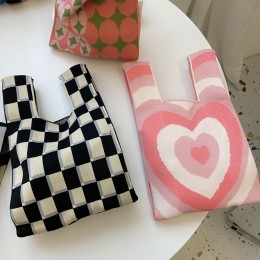 스트랩 손목 니트 파우치 가방 7color DK-0164