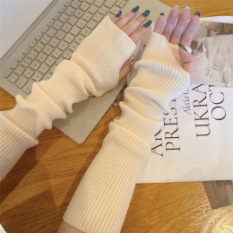 골지 핸드 암워머 니트 팔토시 4color DK-0165