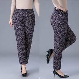 두꺼운 융기모 꽃무늬 촌캉스 바지 DK-0229