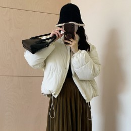 여자 루즈핏 웰론 숏패딩 3color DK-0211