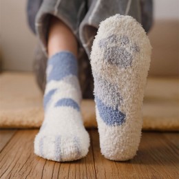 부드러운 고양이 발바닥 수면양말 4color DK-0263