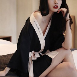 로브 골프 샤워가운 실크잠옷 2color DK-0140