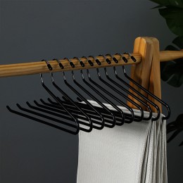 코팅 논슬립 일자 바지걸이 3color DK-0141