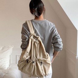 복조리 스트링 나일론 포켓 백팩 2color DK-0142