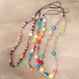 핸드폰 비즈 스트랩 손목걸이 줄 5color DK-0144