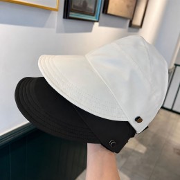 묶음머리 썬캡 챙모자 2color DK-0597