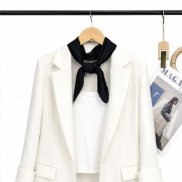 무지 실크 플리츠 쁘띠 스카프 8color DK-0601