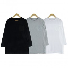 [Sale] 가슴포켓 긴팔 롱티셔츠 DM-200240