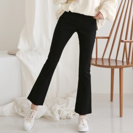 로디포 부츠컷 블랙팬츠 DM-220216