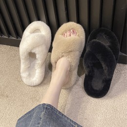 엑스크로스 털 슬리퍼 DS-0247