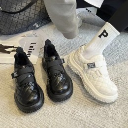 스테비 기모안감 벨크로 여성슬립온 DS-0254