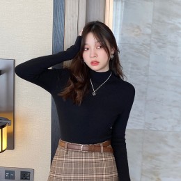 스판 하프터들넥 티셔츠 DS-5059