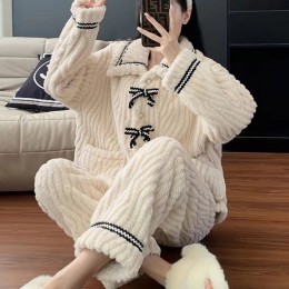 리본 카라 포근 수면세트 DS-5111