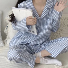 체크무늬 여성잠옷 DS-5004