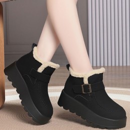 퍼안감 스트랩 방한 부츠 DS-0345