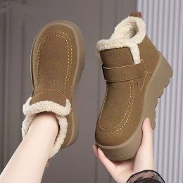 퍼안감 스트랩 방한 부츠 DS-0345