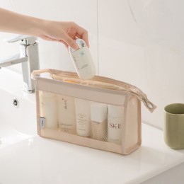 메쉬 투명 여행용 화장품 파우치 수납 가방 DS-3006