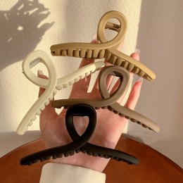 크로스 올림머리 헤어 집게핀 13cm DS-6003