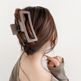 대형 사각 매트 헤어 집게핀 13cm DS-6005