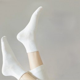 데일리 베이직 코튼 중목 양말 5족 세트 DS-5136