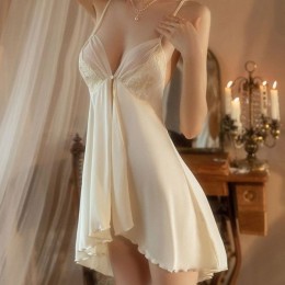 앞트임 쉬폰 슬립 나시 원피스 DS-5139