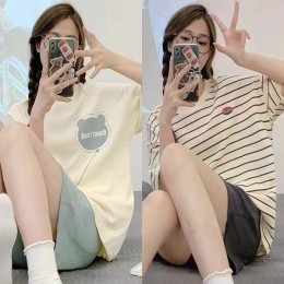 브라프리 반팔 홈웨어 세트 DS-5141