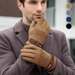 남성 스웨이드 터치 보온장갑 ELS-100