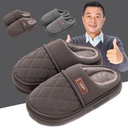 남성 다이아 방한 실내,외 슬리퍼 ELB-005