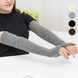 넓은골지 롱 니트 암워머 ELS-096